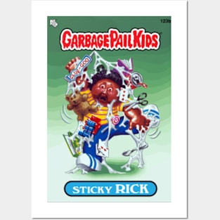 Garbage Pail Kids - Sticky Rick Vector Posters and Art